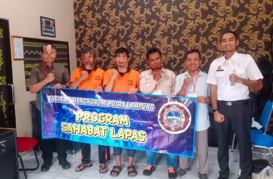 Kegiatan Program “Sahabat Lapas” Yayasan Mangku Bumi Putra Lampung Di LP Metro